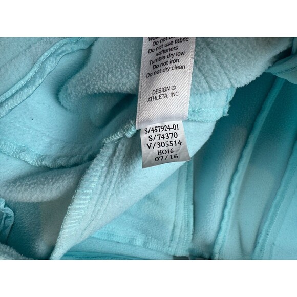 Athleta Womens Softshell Maribel Snow Ski Pants Size 6T Pale Aqua Fleece Backed - Picture 10 of 10